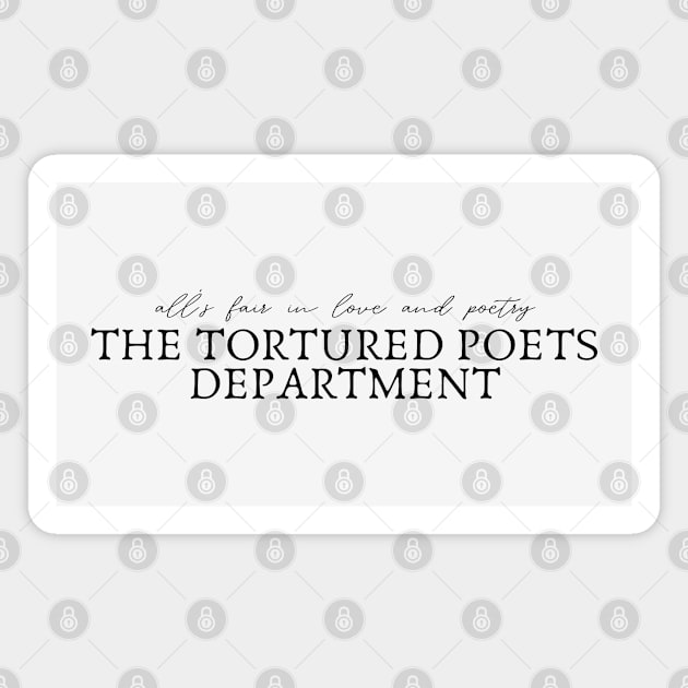 The Tortured Poets Department Magnet by theKKstore